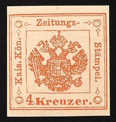 ** - ND 1873 der Lombardei-Venetien Zeitungsstempelmarke Nr. 3, - Francobolli