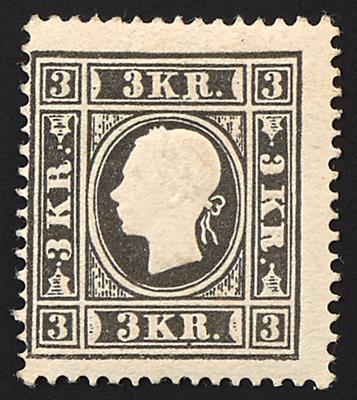 * - Österreich Nr. 11 I/Type Ib (beide "R" verstümmelt), - Stamps