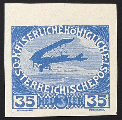 ** - Österreich Nr. 180 U/84 U, ungezähnt - Briefmarken