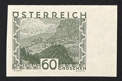 ** - Österreich Nr. 530 U/43 U (Kleine Landschaft) ungezähnt - Briefmarken