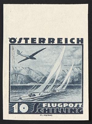 (*) - Österreich Nr. 598/612 (Flug 1935) ungezähnt - Stamps