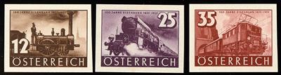 ** - Österreich Nr. 646 U/48 U (Eisenbahn) ungezähnt, - Briefmarken