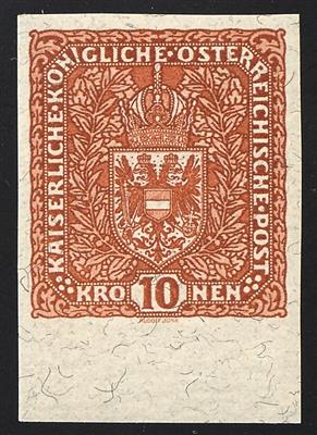 ** - Österreich Nr. II P U, ohne Aufdruck, ungezähnt - Stamps