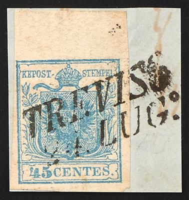 Briefstück/gestempelt - Lombardei-Venetien Nr. 5 H I (17), - Briefmarken