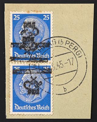 Briefstück - Österr. 1945, - Známky