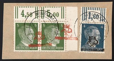Briefstück - Österr. 1945, - Známky