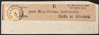 Briefstück - Österr. Nr. 7 (sogen. "GELBER - Briefmarken