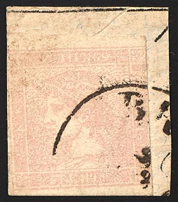 Briefstück- Österr. Nr. 8 ("ROSA MERKUR"), - Briefmarken