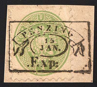 Briefstück - Österreich Abstempelungen "PENZING / 15 JAN. / . Exp:", - Francobolli