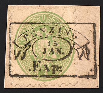 Briefstück - Österreich Abstempelungen "PENZING / 15 JAN. / . Exp:", - Briefmarken