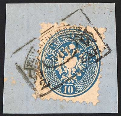 Briefstück - Österreich Abstempelungen "PERCHTOLDSDORF / 2. OCT. / 2. EXP.", - Známky