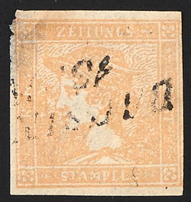 gestempelt - Österr. Nr. 7 braunorange(sogen. "GELBER - Stamps