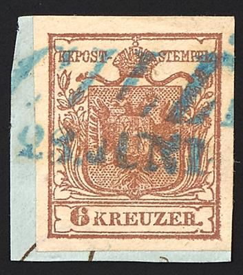 gestempelt - Österreich Kleine Partie Nr. 3/5 mit roten - Francobolli