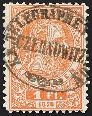 gestempelt - Österreich Telegrafenmarken Nr. 8 (1 Gulden), - Stamps