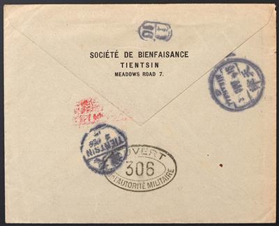 Poststück - "Hülfsaktion für D. und Österr.- Ungar. Gefangene in Sibirien", - Stamps