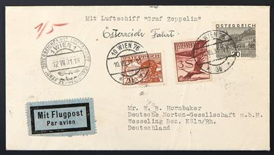 Poststück - Österr. 1931 Zeppelinpost - Briefmarken