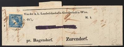 Poststück - Österr. Blauer Merkur, - Briefmarken