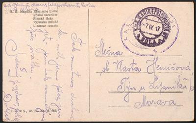Poststück - Österr. Marine WK I, - Briefmarken