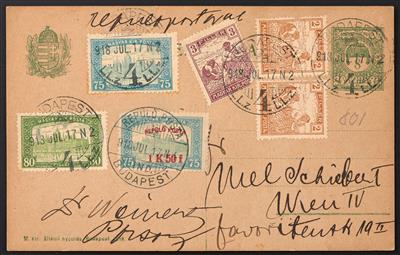 Poststück - Österreich 1918, - Známky