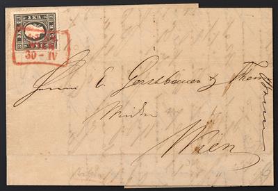 Poststück - Österreich Nr. 11 II, - Stamps