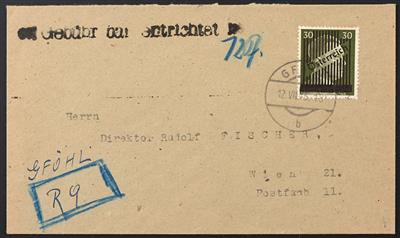 Poststück - Österreich Nr. 672 (30 Pfennig - Stamps