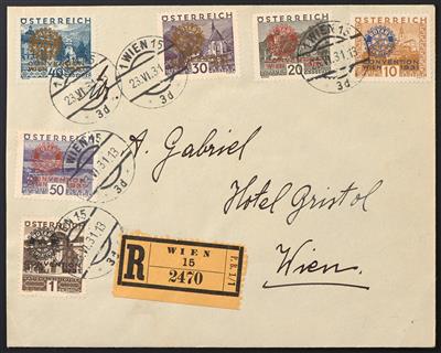 Poststück - Österreich Rotarier, - Francobolli