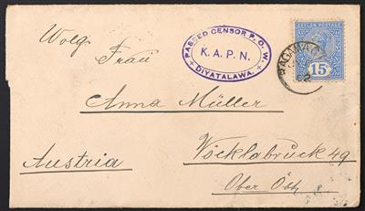 Poststück - Österreich um 1900, Burenkrieg - Stamps