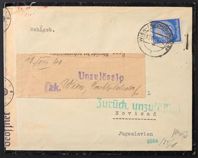 Poststück - Ostmark, - Briefmarken
