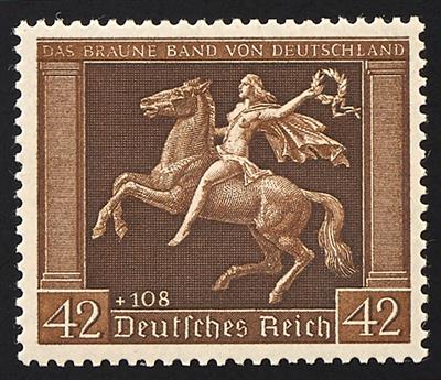 ** - D.Reich Nr. 671 x (senkrechte Gummiriffelung), - Známky