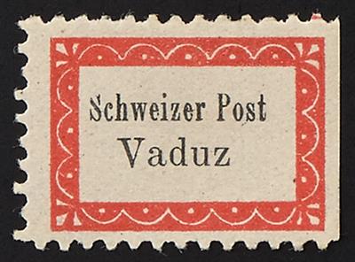 * - Liechtenstein Botenpost Vaduz-Sevelen Nr. I B (12. Feld des zweiten Dreissigerbogenteils), - Stamps