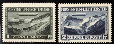 ** - Liechtenstein Nr. 114/15 (Zeppelin 1931), - Známky