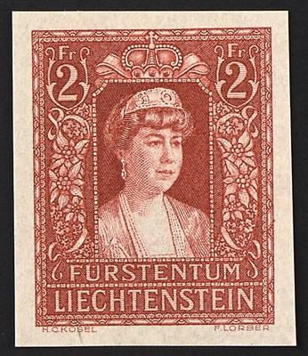 (*) - Liechtenstein Nr. 140 U, ungezähnt - Stamps