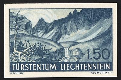 ** - Liechtenstein Nr. 156 U/69 U, - Briefmarken