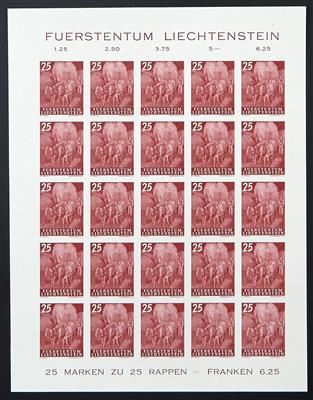 ** - Liechtenstein Nr. 293 U, - Briefmarken