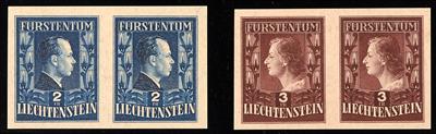 (*) - Liechtenstein Nr. 304 XU/05 WU (Fürstenpaar), - Francobolli