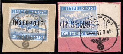 Briefstück - D. Feldpost Nr. 8 B und 11 B je Briefstück, - Stamps