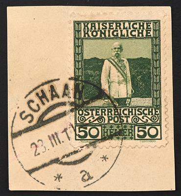 Briefstück - Liechtenstein Vor- und - Francobolli