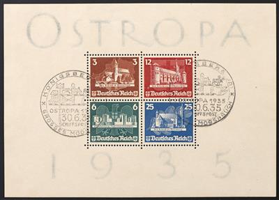 gestempelt - D.Reich Bl. Nr. 3 (OSROPABLOCK) mit Ostropa - Schiffspost - Sonderstpl. vom 30.6., - Stamps