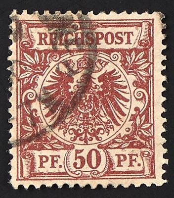gestempelt - D.Reich Nr. 50 aa, bräunlichkarmin - Briefmarken