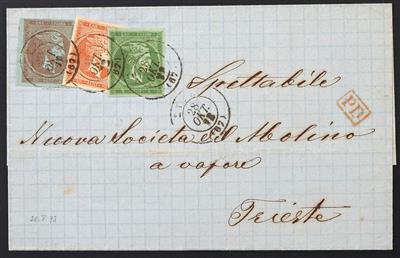 Poststück - Griechenland 5 Briefe gr. Hermesköpfe, - Briefmarken