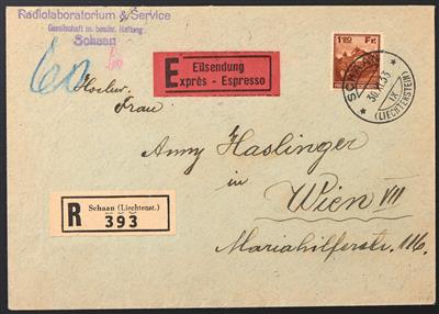 Poststück - Liechtenstein Nr. 121, - Briefmarken