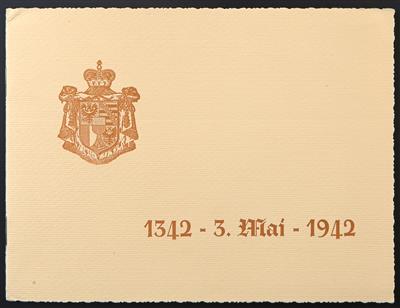 Poststück - Liechtenstein Nr. 202/06, im Geschenkheft - Stamps