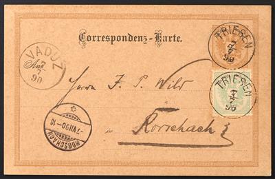 Poststück - Liechtenstein Vorläufer - Briefmarken