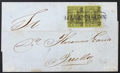 Poststück - Mexico 1868, - Briefmarken