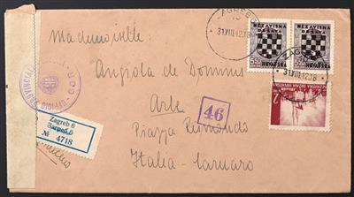 Poststück - Partie meist ältere Poststücke Balkan, - Francobolli