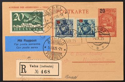 Poststück - Schweizer Marken in Liechtenstein - Stamps