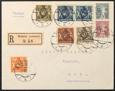 Poststück - Schweizer Marken in Liechtenstein - Briefmarken