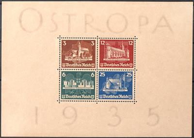 (*) - D.Reich Block Nr. 3 (OSTROPABLOCK) (148 x 105 mm), - Briefmarken