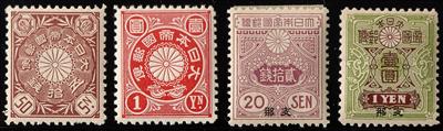 */gestempelt - Kl. Sammlung Japan ca. 1874/1913 mit Japan. Bes. China und etwas Korea, - Stamps