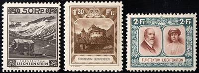 ** - Liechtenstein Nr. 95/103, - Známky